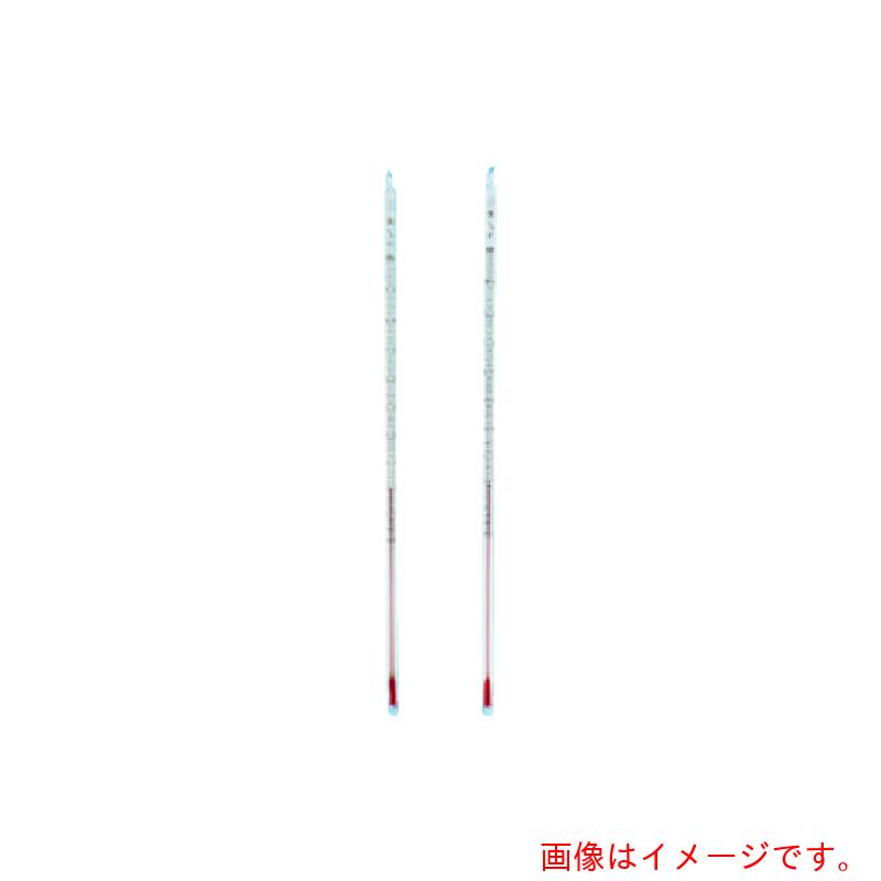 東京硝子器械 TGK フッ素樹脂被覆温度計 赤液 0−100℃ 【品番:801-53-06-40】|住設プロ 店
