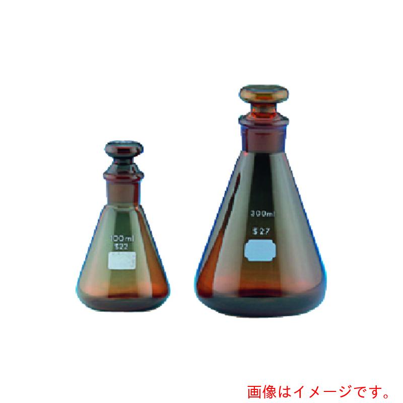 東京硝子器械 TGK 共栓三角フラスコ 茶 10mL共通13 【品番:121-01-35-01】|住設プロ 店
