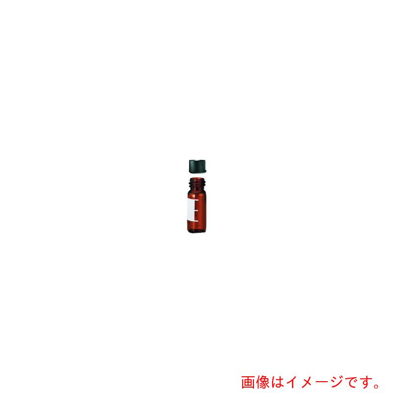 東京硝子器械 TGK 1.5mLラベル付褐色バイアル 8−425 百入 【品番:149-04-34-05】|住設プロ 店