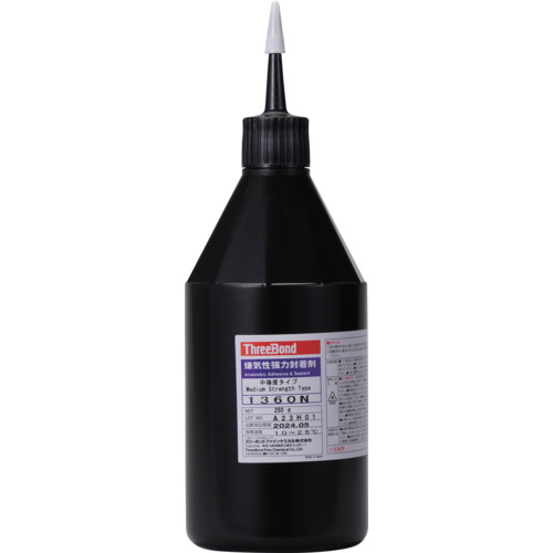 【別途送料あり】スリーボンド（ThreeBond）　嫌気性接着剤　ＴＢ１３６０Ｎ　ねじゆるみ止め剤　ネジロック　中強度・高耐熱・遅硬化タイプ　２５０ｇ（１３６０ＮＢ）　【品番：TB1360NB】