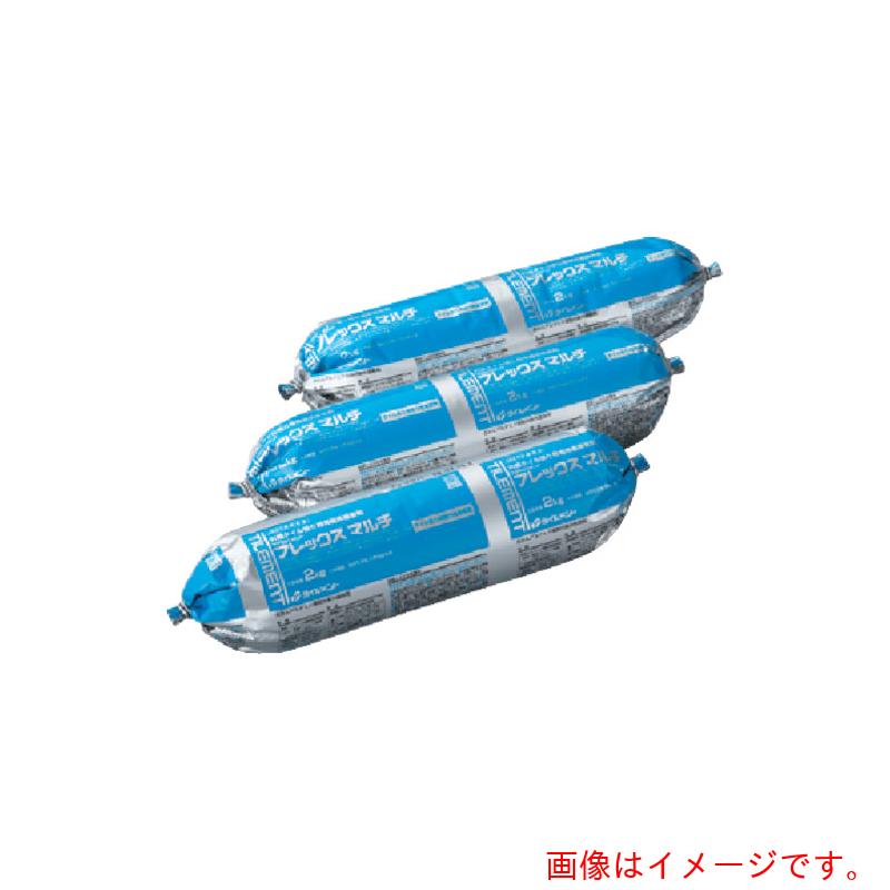 タイルメント（TILEMENT）　タイル用接着剤　フレックスマルチ　グレー　２ｋｇ 9本入　【品番：33580050】