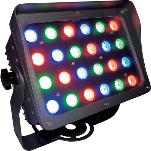 トライト（tlight） ＬＥＤ写真用照明 ＲＧＢ色つや 飾り気の無い制御装置付 照らしだす角１５°薄墨色上半身 【品番：FLOOD24ZF15B-C】