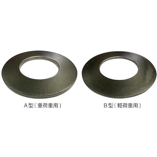 日本の首都弾機製造所（TOHATSU） 三和発条製 皿発条 厄介なもの重用 型：Ａ－１８０ 外径１８０ 口径９２ 板厚１０ 高さ１４ 【品番：A-180】