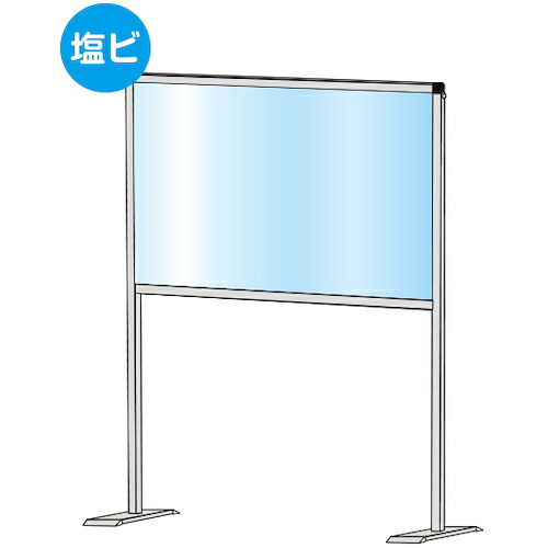 【別途送料あり】常磐精工（TOKISEI）　パーテーションスタンド４５０Ｘ６００ハイ　（塩ビ仕様）　【品番：HBPH450X600E】