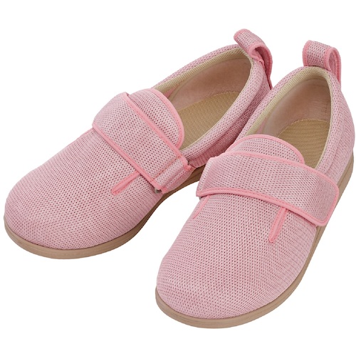 徳武産業（TOKUTAKE）　あゆみ　ダブルマジック２メッシュ　ピンク　Ｍ（２２．０～２２．５ＣＭ）　【品番：10470710031】