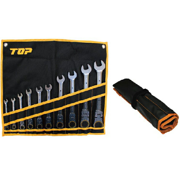 トップ工業 首商い口ラチェットコンビセット 【品番：FRC-10000S】 レンチ・スパナ-花・ガーデン・DIY-手動工具