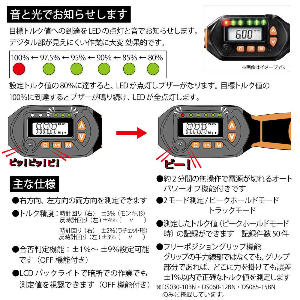 大決算セール トップ工業 TOP トルクレンチセット TS-50NTG A010321 ad