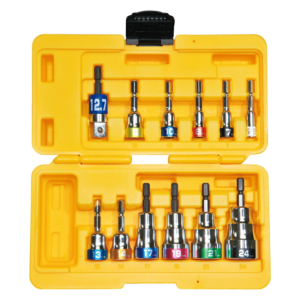 トップ工業　電動ドリル用 ショートソケット セット　【品番：EHS-5524AS】