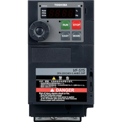 東芝工業計器取り合わせ（TOSHIBA） 三相４００Ｖインプットインバ－タ 【品番：VFS15-4015PL1】