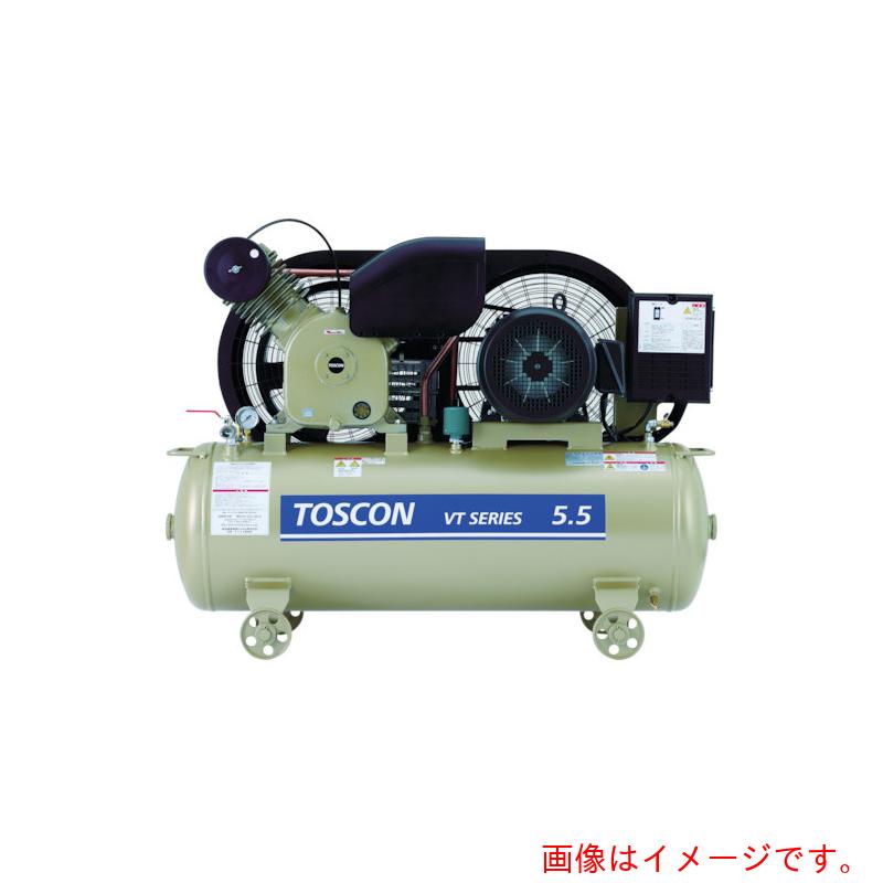 【別途貨物輸送あり】東芝実業備品取り合わせ（TOSHIBA） 貯蔵タンクマウント続きもの 燃料補給式 コンプレッサ（低圧） 【品番：VT105-37T】