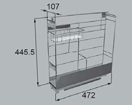 LIXIL(トステム) ボトルラック(R/L) 【品番:QRE219AR】|住設プロ 店