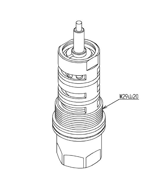 TOTO　エレメント部（TL390A型用）　【品番：TH681】