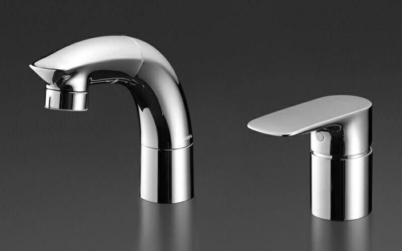 TOTO　台付シングル混合水栓（エコシングル、ハンドシャワー、エアイン）　一般地用　【品番：TLG05301J】