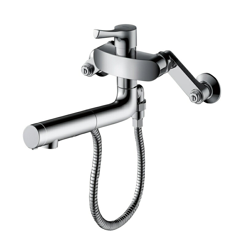 TOTO 壁付シングル混合水栓(エコシングル、ハンドシャワー、共用) 一般地・寒冷地共用 【品番:TKS05314J】|住設プロ 店