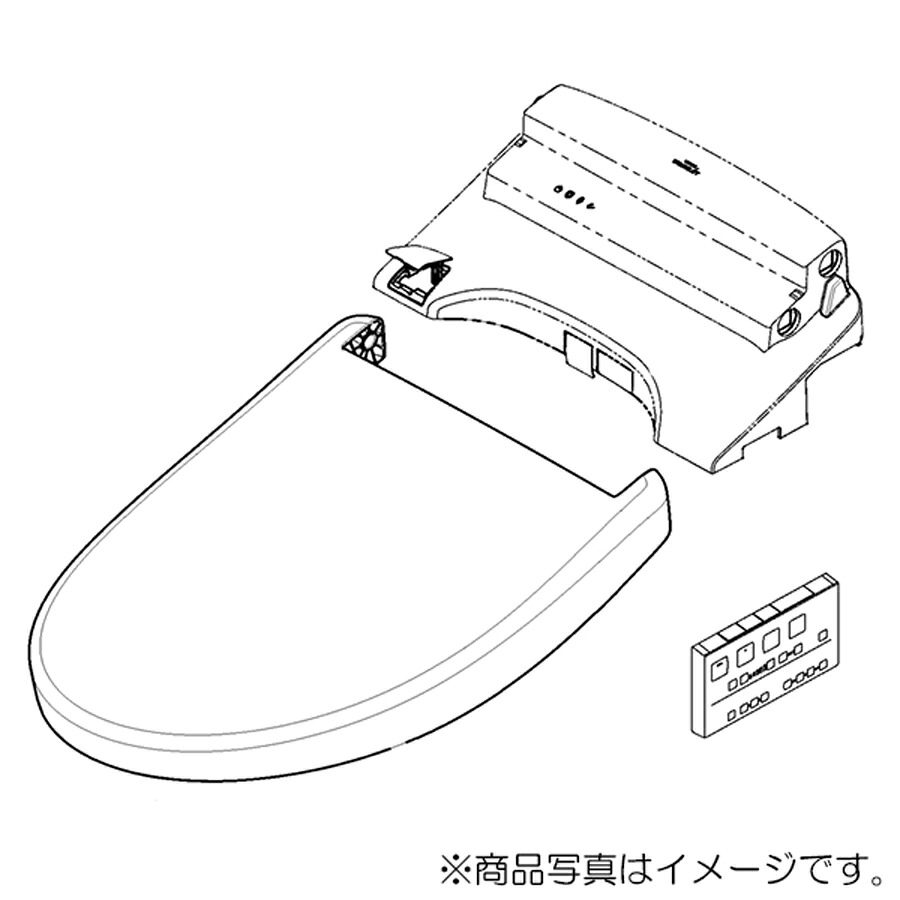 TOTO 25ウォシュレットSS2A 淡彩象牙色 【品番：TCF6544A #SC1】