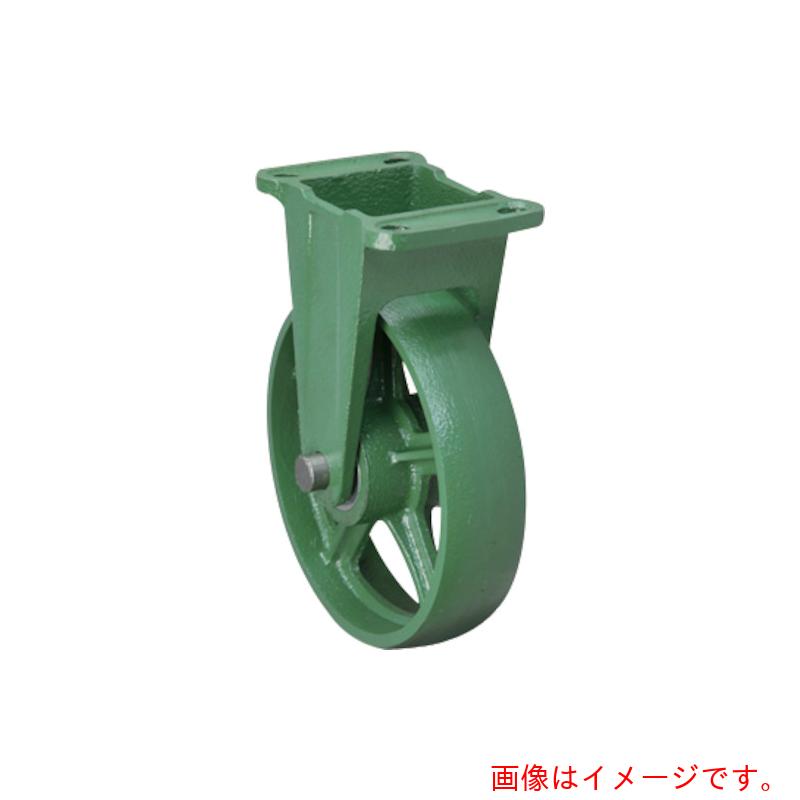 東北車輛製造所　鋳物製キャスター　標準型固定金具付鉄車輪　１２５　【品番：125PKFA】