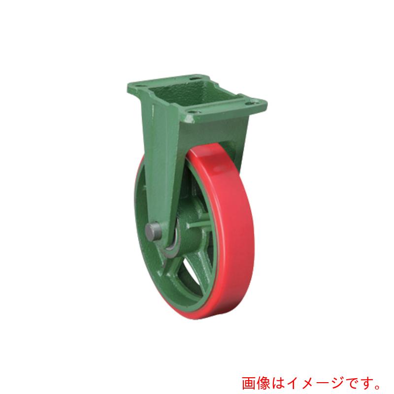 東北車輛製造所　鋳物製キャスター　標準型固定金具付ウレタン車輪　２００　【品番：200PKULB】