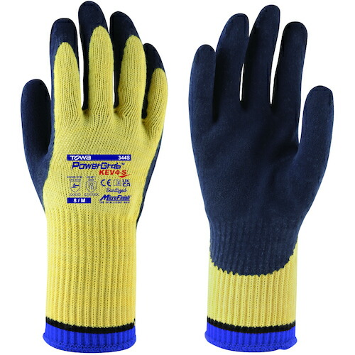 東和会社企業（TOWA） トワロン まとめ買い 耐切創グローブ 力強さグローヴＫＥＶ４－Ｓ ８／Ｍ （１２双入） 【品番：344S-12P-8M】
