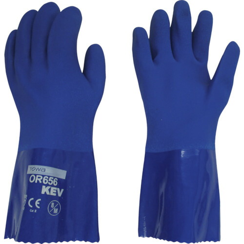 東和会社企業（TOWA） ビニスター まとめ買い 耐切創グローブ 耐油ビニスターＫＥＶ ８／Ｍ （１２双入） 【品番：OR656-8】