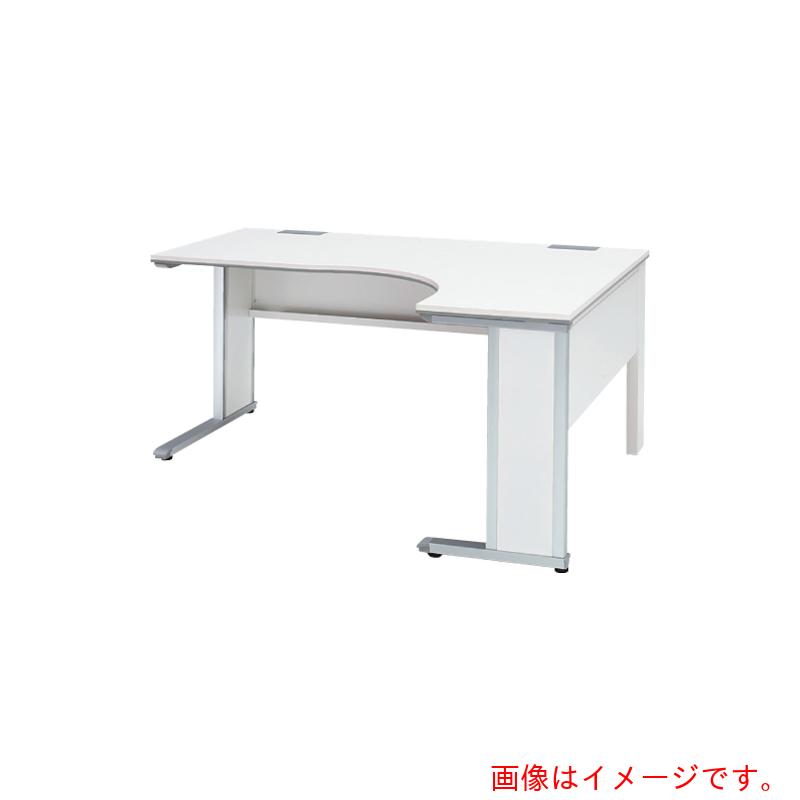 【別途貨物輸送あり】トヨ仕掛ける トヨスチール写真 右Ｌ型学習机 ＦＮＬ－１６１２ＬＲＭＷ モカ赤銅色／白いこと 【品番：FNL-1612LRMW】