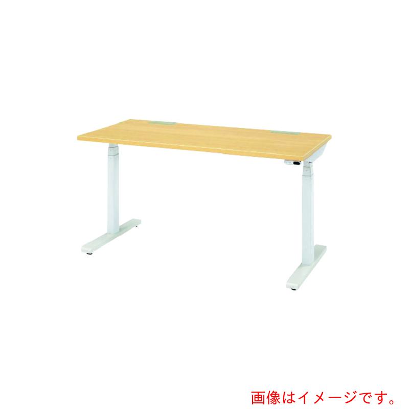 【別途貨物輸送あり】トヨ書き割り トヨスチール写真 昇降学習机 【品番：FNL-D167HPW】