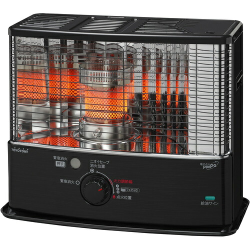 トヨトミ（TOYOTOMI） 照りかえす形原油暖房器 ＲＳ－Ｗ３０２４－Ｂ 【品番：RS-W3024-B】