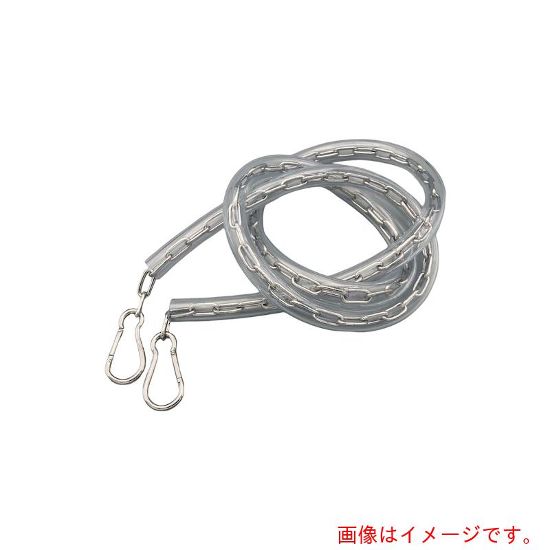 東京パーツセンター（TPC）　ラクテム　溶接チェーン　ステンレス　線径２ｍｍ　１０Ｍ　スナップフックＢ型・保護チューブ付　【品番：WSAT2-10】