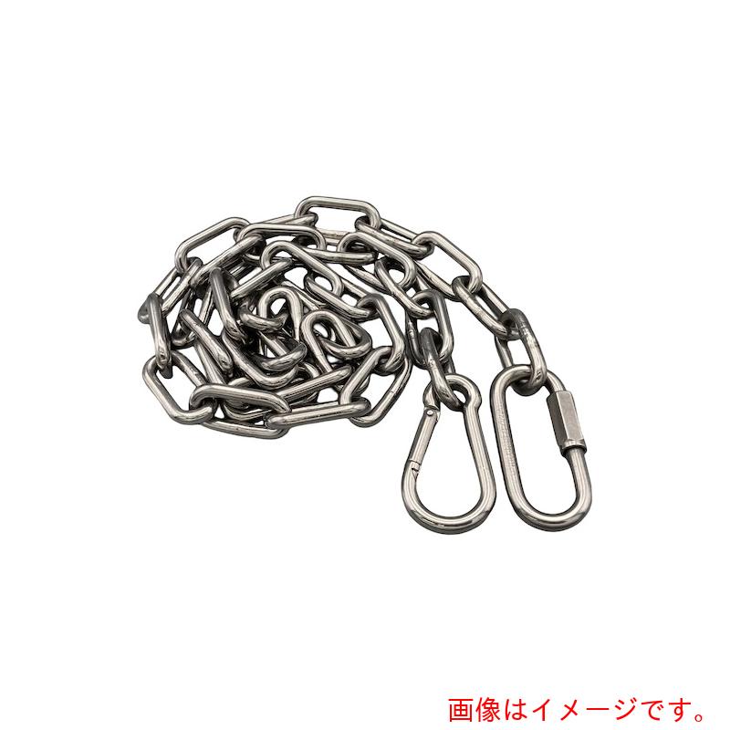 東京パーツセンター（TPC） ラクテム 溶接チェーン ステンレス 線径５ｍｍ ５Ｍ ＡＫフック・リングキャッチ付 【品番：WSRA5-5】