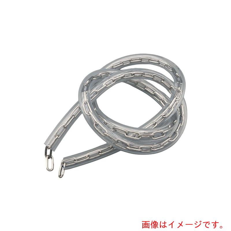 東京パーツセンター（TPC）　ラクテム　溶接チェーン　ステンレス　線径２ｍｍ　４Ｍ　保護チューブ付　【品番：WST2-4】