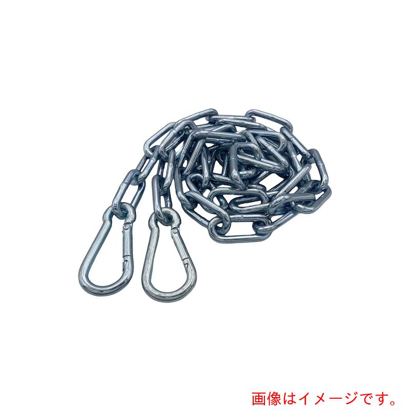 東京パーツセンター（TPC）　ラクテム　溶接チェーン　鉄　線径４ｍｍ　１０Ｍ　ＡＫフック付　【品番：WUA4-10】