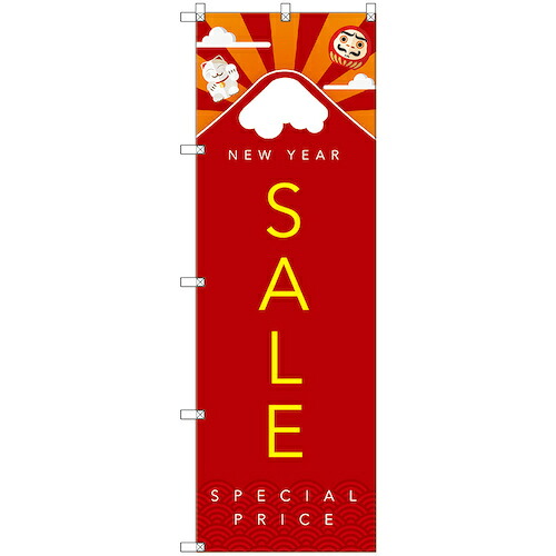 【メール便対応】トレード　ｓｉｇｎ　ｃｉｔｙ　のぼり旗　Ｔ&minus;００１１７　ＮＥＷＹＥＡＲＳＡＬＥ　５枚　【品番：6300035744】｜住設プロ　店