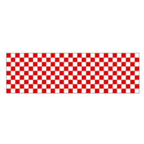 【別途送料あり】トレード　ｓｉｇｎ　ｃｉｔｙ　ロール幕　市松模様　紅白幕　Ｗ７８００×Ｈ９００　【品番：6300039978】