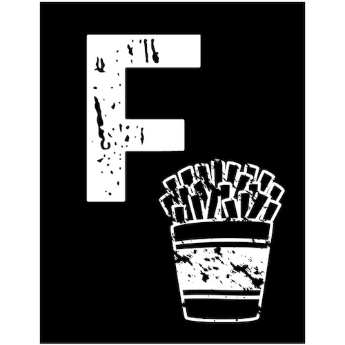 【別途送料あり】トレード　ｓｉｇｎ　ｃｉｔｙ　キャンバス　Ａｌｐｈａｂｅｔ　Ｆ　Ｆ６　Ｎｏ．２９２４０　【品番：6300044097】