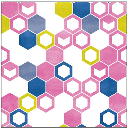 【別途送料あり】トレード　ｓｉｇｎ　ｃｉｔｙ　キャンバス　Ｐａｔｔｅｒｎ　亀甲（ピンク）　Ｓ２０　Ｎｏ．４３１８５　【品番：6300044141】