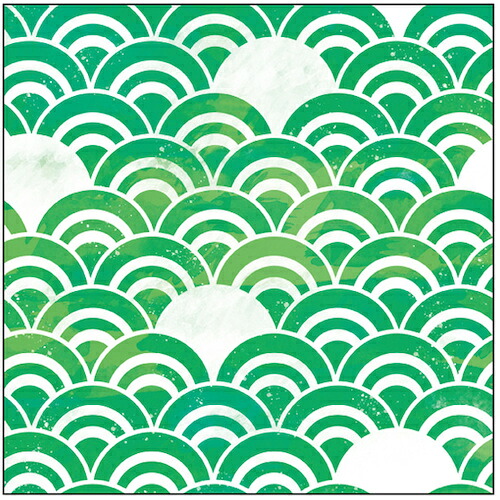 【別途貨物輸送あり】取り替えっこ ｓｉｇｎ ｃｉｔｙ 帆布 Ｐａｔｔｅｒｎ 青海波（緑） Ｓ３０ Ｎｏ．４３９４３ 【品番：6300044162】 プレゼンテーション用品-日用品雑貨・文房具・手芸-掲示板・コルクボード