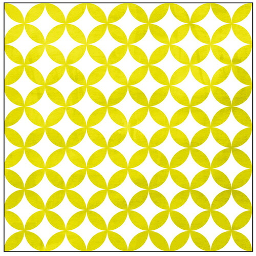 【別途送料あり】トレード　ｓｉｇｎ　ｃｉｔｙ　キャンバス　Ｐａｔｔｅｒｎ　七宝つなぎ（黄）　Ｓ２０　Ｎｏ．４３１７５　【品番：6300044167】｜住設プロ　店