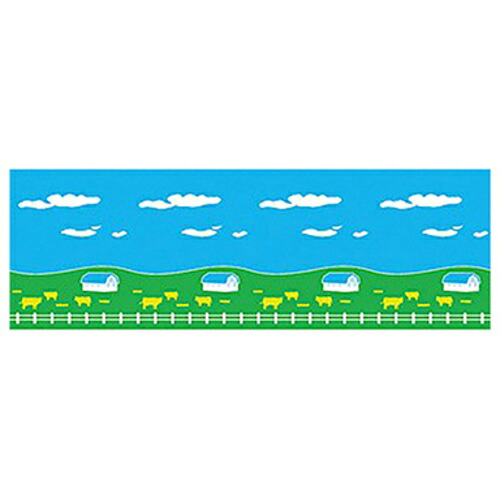 ★トレード　ｓｉｇｎ　ｃｉｔｙ　年間タイトルポップ　ビニール幕　草原（牧場）　６００ｍｍ×５０ｍ巻　ＰＡ８－１３０７　【品番：6300053430】