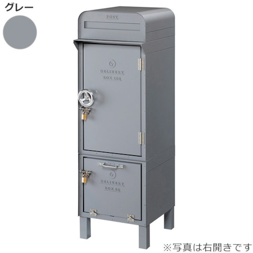 【別途貨物輸送あり】取り替えっこ ｓｉｇｎ ｃｉｔｙ ＤＥＰＯ 郵便受け＋宅配ＢＯＸ１００＋宅配ＢＯＸ８０ 右車のドア 薄墨色ＤＰ－１８１－Ｒ－ＤＧＹ 【品番：6300031371】