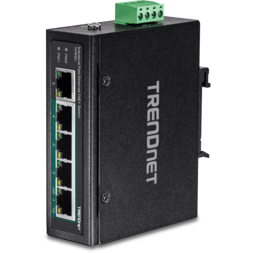 TRENDnet ５界面実業用ファストイーサネットＰｏＥ＋ＤＩＮ軌跡取り替えっこ 【品番：TI-PE50】