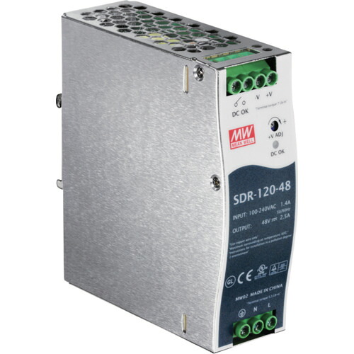 TRENDnet　パワーサプライ　産業用１２０Ｗ／４８Ｖ／２．５Ａ　【品番：TI-S12048】