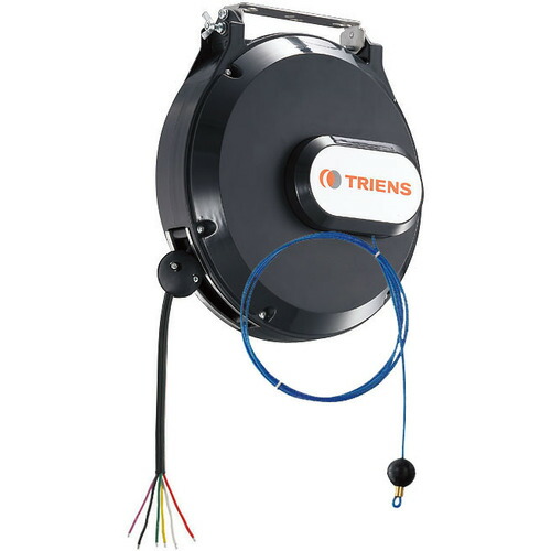 三協リール　ＴＲＩＥＮＳ　コードリール制御用　２４Ｖ０．５Ａ　６心×８ｍ　環境配慮型　ブレーキ式　【品番：TNS-608FB】