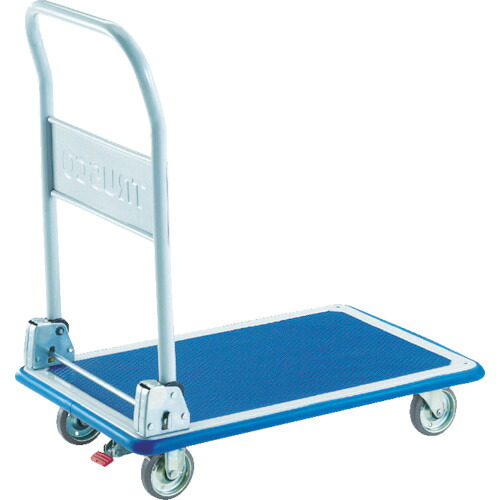 トラスコ中山（TRUSCO）　プレス製台車 ドンキーカート 折りたたみ式740×480 S付　【品番：101NS】 13,670円
