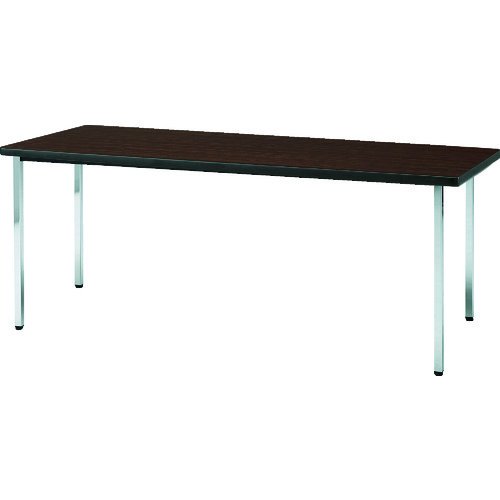 トラスコ中山（TRUSCO）　TRUSCO　会議用テーブル　１２００Ｘ６００ＸＨ７００　角脚　下棚無し　ローズ　【品番：TDS1260-RO】