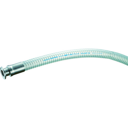 トラスコ中山（TRUSCO）　TRUSCO　フェルールＳＰ柔軟フッ素スプリングホース　Φ１９Ｘ１５ＡＸ１ｍ　【品番：TE-SJSP-19-F15A-1】