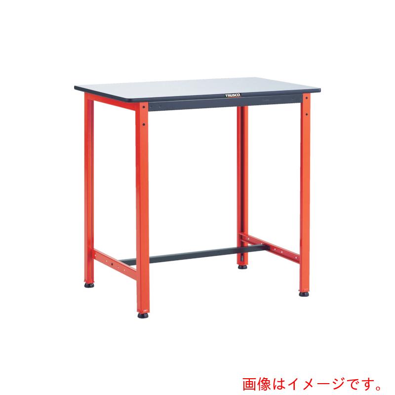 トラスコ中山(TRUSCO) TRUSCO 軽荷重立作業台(300kg)TFAE型 1200X600XH900 基本タイプ オレンジ色 【品番:TFAE-1260】|住設プロ 店