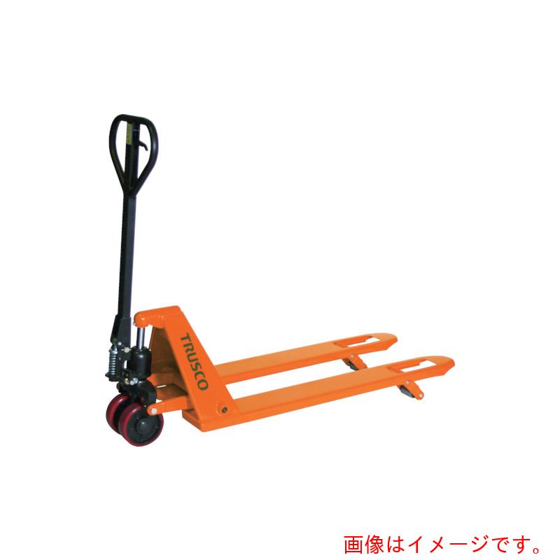 【別途貨物輸送あり】トラスコ中山（TRUSCO） TRUSCO ハンドパレットトラック１ｔ用 Ｌ１２２０Ｗ６８５ 軽さ型低床 【品番：THPT10-122-68ST】