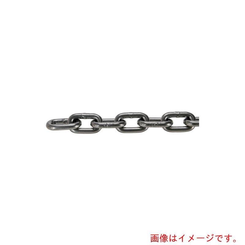 トラスコ中山（TRUSCO）　TRUSCO　ＪＩＳ　Ｆ２１０６第一種規格相当　ロングリンクチェーン　スチール　磨き　線径８ｍｍ×長さ２７．１Ｍ～２８．０Ｍ　【品番：TIC-8-LG-M-28C】