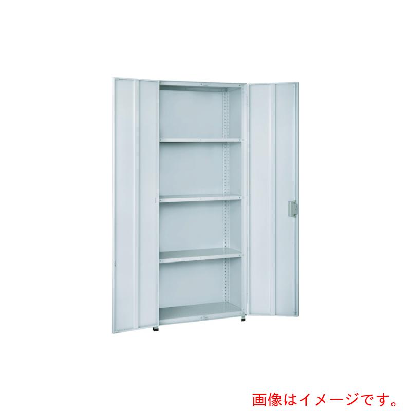 【別途送料あり】トラスコ中山（TRUSCO）　TRUSCO　軽中量棚１５０型　両開扉付棚９００×４５０×Ｈ１２００　４段　【品番：TLA43S-24DH】