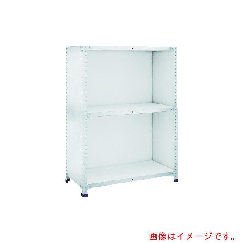 【別途貨物輸送あり】トラスコ中山（TRUSCO） TRUSCO 軽さ１５０型背側板付棚 Ｗ１５００ＸＤ６００ＸＨ１２００ ３段 【品番：TLA45L-23】