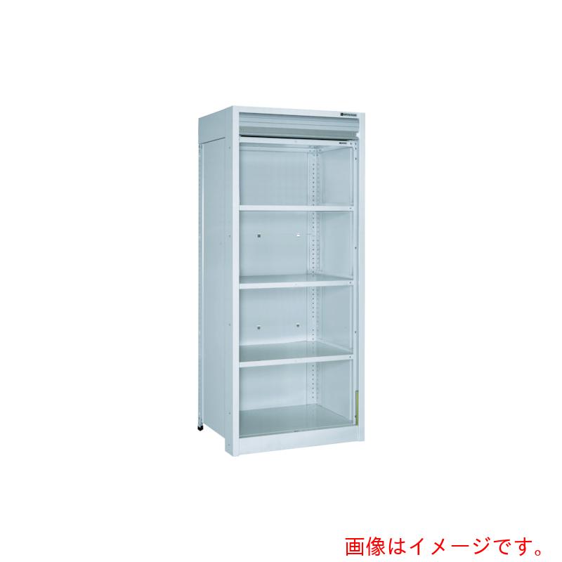 【別途貨物輸送あり】トラスコ中山（TRUSCO） TRUSCO 軽中量棚１５０型 シャッター付棚９００×４５０×Ｈ１８００ ５段 【品番：TLA63S-25MG】